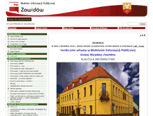 Tablet Screenshot of miasto.zawidow.sisco.info