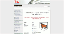 Desktop Screenshot of gmina.wolow.sisco.info